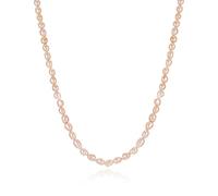 JaruJaru 8-9mm Baroque Pearl Necklace, Freshwater Cultured Rose Pink Pearls, 40cm(19'') with 5cm(2'') Extender, 14K Gold Plated Heart Clasp