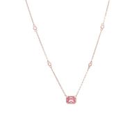 JaruJaru Delicate 1.0mm S925 Sterling Silver Necklace, Garnet CZ Crystal, Adjustable 15-18 Inch Chain with Tiny Red Heart Pendant, Hypoallergenic Jewelry Gift for Women