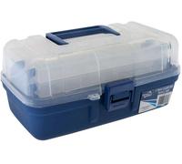 Jarvis Walker Cantilever 2 Tray Fishing Tackle Box -