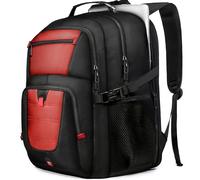 JARWAM Extra Large Laptop Backpack with LifetimeWarranty,Gaming Laptop Travel Bag Fits 18.4-19" Laptops,TSA Friendly Travel Rucksack for Men Women, Big TSA Airline Approved Work Computer Bag, Red