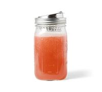 Jarware Mason Jar Fruit Infuser Drink Lid, Stainless Steel, Wide Mouth