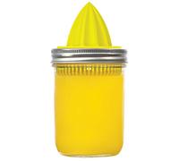 Jarware, Yellow 82617 Juicer Lid for Wide Mouth Mason Jars, Plastic