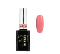 JAS Gel Polish Nude Neutral Colours Gel Nail Polish, Nude pink, Light, blush, Pale pink,Long Lasting, Chip Resistant, UK distributor 15 ml (Coral Pink 156)