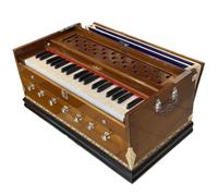 JAS Standard Harmonium, Brass Reeds, Bass Male, 3 ¼ Octave Keyboard, Standard Body, Indian Harmonium