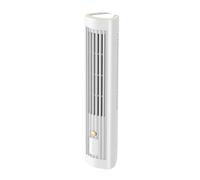 Jasaly Automatic Remote Portable Air Conditioner, Mini USB Personal Air Conditioner with 3 Speeds Electric Fan White