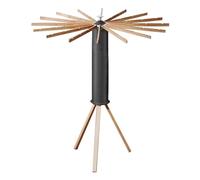 Jasaly Clothes Airer on Tripod Clothes Airer Foldable Portable Clothes Airer Wooden Clothes Airer on Stand Black