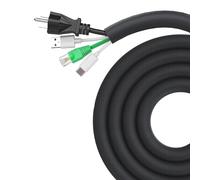 Jasaly Durably Designed 10ft Cord Protector for Pets, 1/2inch Cable Sleeve, Keeps Wires Safe From Dog and Cat Chewing