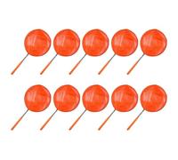 Jasaly Orange Fishing Net, Outdoor Telescopic Stainless Steel Insect Catch Net for Children, Portable Telescopic Fishing Net
