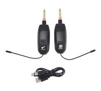 Jasaly Wireless Guitar System -A8 Audio Digital Transmitter Receiver Rechargeable Band Stage Instrumental Recording Easy to Use