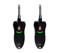 Jasaly Wireless System Audio 09T Transmitter Receiver Pickup USB Rechargeable Wireless System for Electric Guitar Bass