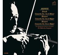 Heifetz, Jascha - Bruch: Violin Concerto No. 1 In G Minor, Op. 26; Mozart: Violin Concertos No. 4 In D Major, K.218 & No. 5 In A Major, K.219