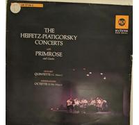Jascha Heifetz, Gregor Piatigorsky, William Primrose, Wolfgang Amadeus Mozart, Felix Mendelssohn-Bartholdy - The Heifetz-Piatigorsky Concerts with Primrose and Guests-LP