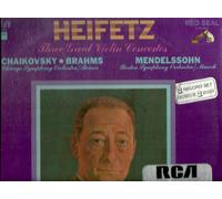 Jascha Heifetz - Heifetz ~ Three Great Violin Concertos, Tchaikovsky, Brahms, Mendelssohn