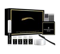 JasCherry 2 In1 Eyelash and Brow Lamination Kit, Instant Professional Brow Lift Kit At home, DIY Eyebrow Perm for Fuller, Thicker Brow, LIncludes Lamination Supplies and Detailed Instructions