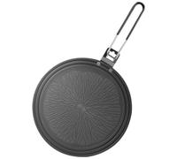 JasCherry 24cm Gas Stovetop Heat Diffuser Plate Cooking Induction Adapter for Cookware Gas Stove, Modification Heat Diffuser Plate Easy to Clean Store Stove Plates Smooth Surface Metal Stove Plate(A)