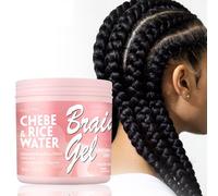JasCherry 485g Hair Styling Gel for Braided, Gel Pomade, Vegan Extreme Hold Styling Gel for Dry, Wavy, Curly or Coily Hair, Hair Gel for Men Women, Naturally Refreshing, Non-Greasy Non-Sticky