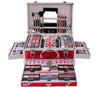 JasCherry All-in-One Make-up Box Set Multi-purpose Cosmetic Storage Beauty Case Professional Contain Eyeshadow Concealer Lip gloss Blusher Compact Powder Eyebrow and Makeup Pencil Brush #3