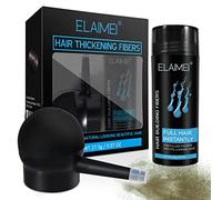 JasCherry Hair Fibers for Thinning Hair & Spray Unisex, Stain-Proof Waterproof Undetectable Natural Instantly Conceals Thicken Thinning Balding Hair Hairline 15 Sec, Look Younger, Medium Brown