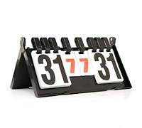 JasCherry Tabletop Scoreboards Portable 4 Digital Score Board Flipper for Contest Keeper and Sports Competition Volleyball Badminton Table Tennis Football Soccer Basketball #1