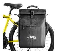 JASCOPRO 3 in 1, 25-32L Waterproof Luggage Carrier Bag Bike Bag Backpack Bike Bags Rear Luggage Carrier with 16" Laptop Compartment Dirt Repellent
