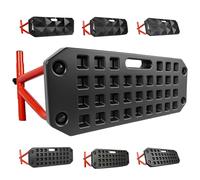 JASCOPRO Soccer Rebounder Board, Portable Dual Surface Rebounder with Adjustable Angle (60°-120°) - Football Training Equipment with 6 Rebound Modes for Control, Passing Practice with 2 Sandbags