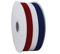 Jascotina Red White and Blue Grosgrain Ribbon 1.5"x25 Yard Spool