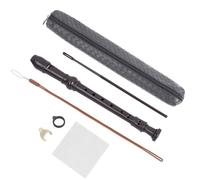 Jasenna Recorder Instrument for Beginner Kids Adults,8-Hole Soprano Descant Recorder Music Flute with Cleaning Rod & Case Bag For School Student Home Entertainment(6-Woven Grey)