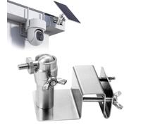 JASFLY Stainless Steel Anti-Rust Mounting Bracket, Adjustable Stainless Steel Bracket 90°-180°, Weatherproof Security Camera Mount, No Drilling Installation, Compatible with 1/4 Screw Camera