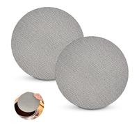 Jasfyee 2Pcs 53mm Espresso Puck Screen, Reusable Puck Screen Coffee Filter with 1mm Thickness Stainless Steel Compatible with 54mm Breville Espresso Machines for Portafilter Filter Basket