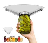 Jasfyee Adjustable Under Cabinet Jar Opener - Stainless Steel Lid Remover Tool for One Hand Use - Effortless Opening for All Jar Sizes - Ideal Kitchen Gadget for Weak Grip