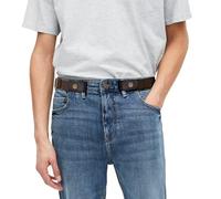 JASGOOD No Buckle Belt - Stretch Invisible Belt for Men, 1.38 Inch Wide, Coffee, Size 30-48 Inch