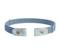 JASGOOD No Buckle No Show Belt for Men - Buckle Free Stretch Belt Invisible for Jeans Pants - 1.38 Inch Wide