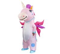 JASHKE Unicorn Inflatable Costume Inflatable Unicorn Costume Adult Blow up Unicorn Costumes Fancy Dress for Adult