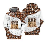 JasimonTK Golden Retriever Happy Holiday 3D Printed Hoodie Unisex Pullover Funny Dog Sweatshirt Casual Streetwear Tracksuit