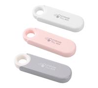 Jaslongri Pill Box, 8 Compartment, White + Grey + Pink