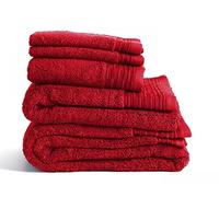 Jasmin Elinor LUXURY SUPREME 700 GSM 100% EGYPTIAN COTTON HOTEL QUALITY TOWELS (Face Cloth, Wine)