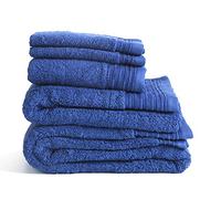 Jasmin Elinor LUXURY SUPREME 700 GSM 100% EGYPTIAN COTTON HOTEL QUALITY TOWELS (Hand Towel, Blue)