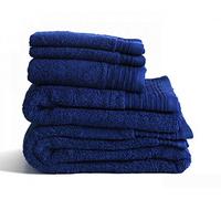 Jasmin Elinor LUXURY SUPREME 700 GSM 100% EGYPTIAN COTTON HOTEL QUALITY TOWELS (Hand Towel, Navy)