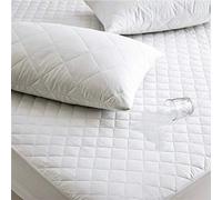 Jasmin Elinor Quilted Waterproof Mattress Protector Cover Extra Deep Fitted Skirt - Bunk Bed Size 76x190cm