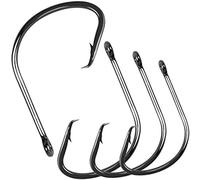 Jasmine 100pcs/lot Chemically Sharpened Octopus Hook Sport Circle Fishing Hooks (2/0)
