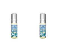 Jasmine Attar Perfume Oil - Pack of 2 (6ml Each) | Pure Floral Scent | Alcohol-Free Long Lasting Natural Roll-On Perfume for Women & Men