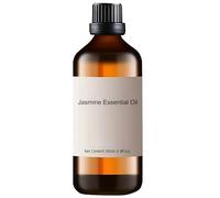 Jasmine Essential Oil & Jasmine Oil, 100% Pure Jasmine Fragrance Oil for Diffusers, Skin Hair Care, Massage, Candle Soap Making, 100ml Organic Natural Aromatherapy Oils for Relaxation, Stress Relief