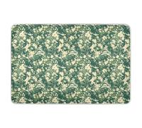 Jasmine Flowers Dark Green Extra Large Resuable Changing Pad Covers Soft Absorbent Bed Wetting Sheet Slip-Resistant Pee Mats for Baby Boys Girls 52" L x 34" W