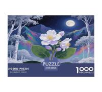 Jasmine Jigsaw Puzzle Puzzles 1000 Pieces Educational Game 100% Recycled Cardboard Home Decoration Puzzle Puzzle Game for The Whole for Women Puzzle for Adults 38x26cm/1000pcs