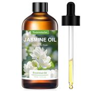 Jasmine Oil 100 ml, Pure Jasmine Essential Oils for Aroma Diffuser, Essential Oil Aromatherapy Fragrance Oils for Massage, DIY, Soap, Candle Making, Bath, Gifts for Women Christmas