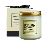 Jasmine Scented Candles - One Degree Hotter Candle, Masters & PhD Grad Gift, College Grad Gift for Him & Her