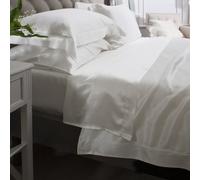 Jasmine Silk 100% Mulberry 19MM Charmeuse Silk Flat Sheet (IVORY) (SINGLE 180cm x 275cm)