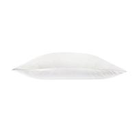 Jasmine Silk 100% Pure Mulberry Silk 19 Momme Charmeuse Silk Pillowcase With Cotton underside for Hair and Skin 1pc 50 x 75 cm Hypoallergenic Envelope Closure (White)