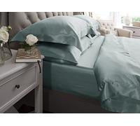 Jasmine Silk 6PCs 100% Mulberry 19MM Charmeuse Silk Duvet Cover Set (DUCK EGG) (Double)