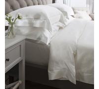 Jasmine Silk 6PCs 100% Mulberry 19MM Charmeuse Silk Duvet Cover Set (IVORY) (Double)
